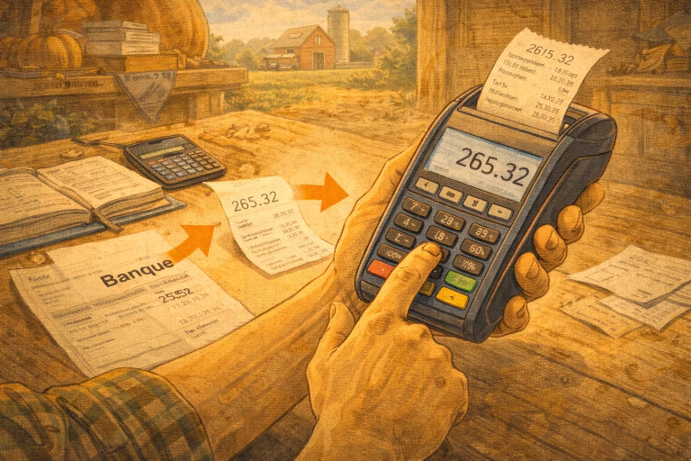 02 – Terminal : ventes brutes vs dépôt net (comprendre et prouver)