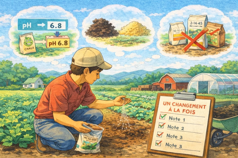 05 – Fertilité du sol année 1 : corriger sans sur-fertiliser
