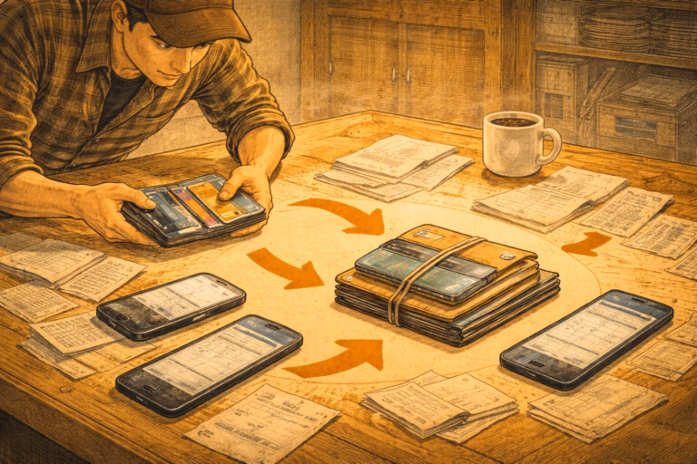 01 – Réduire comptes/cartes/apps : compta de ferme plus claire